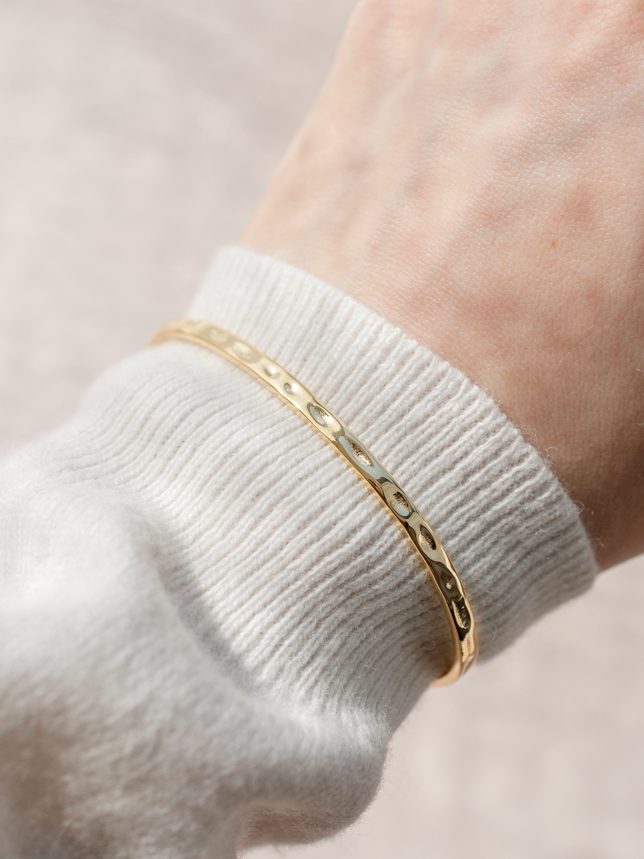 Hammered Bangle