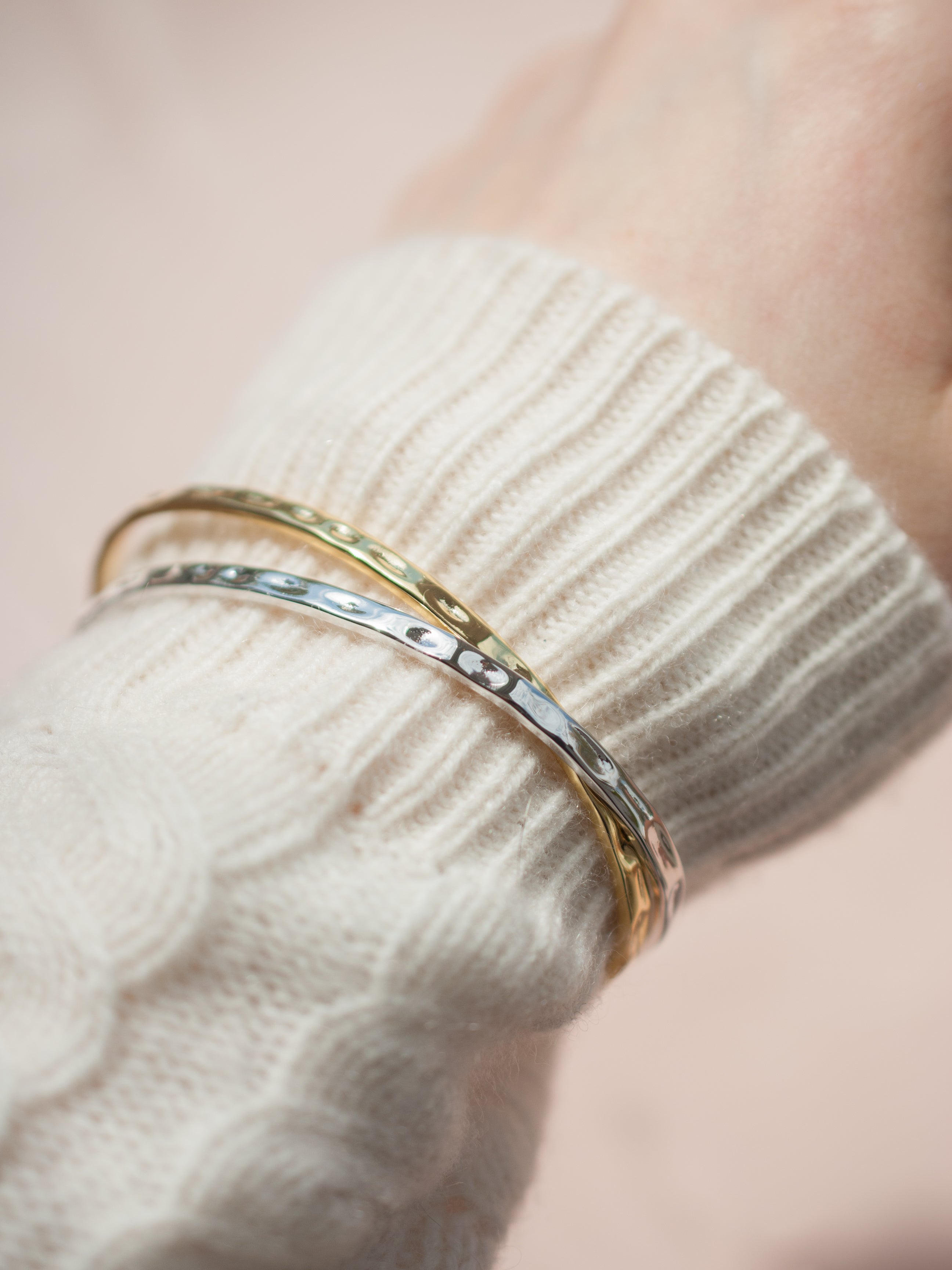 Hammered Bangle