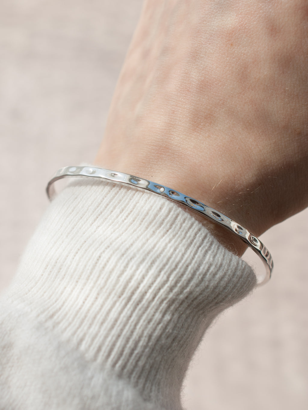 Hammered Bangle