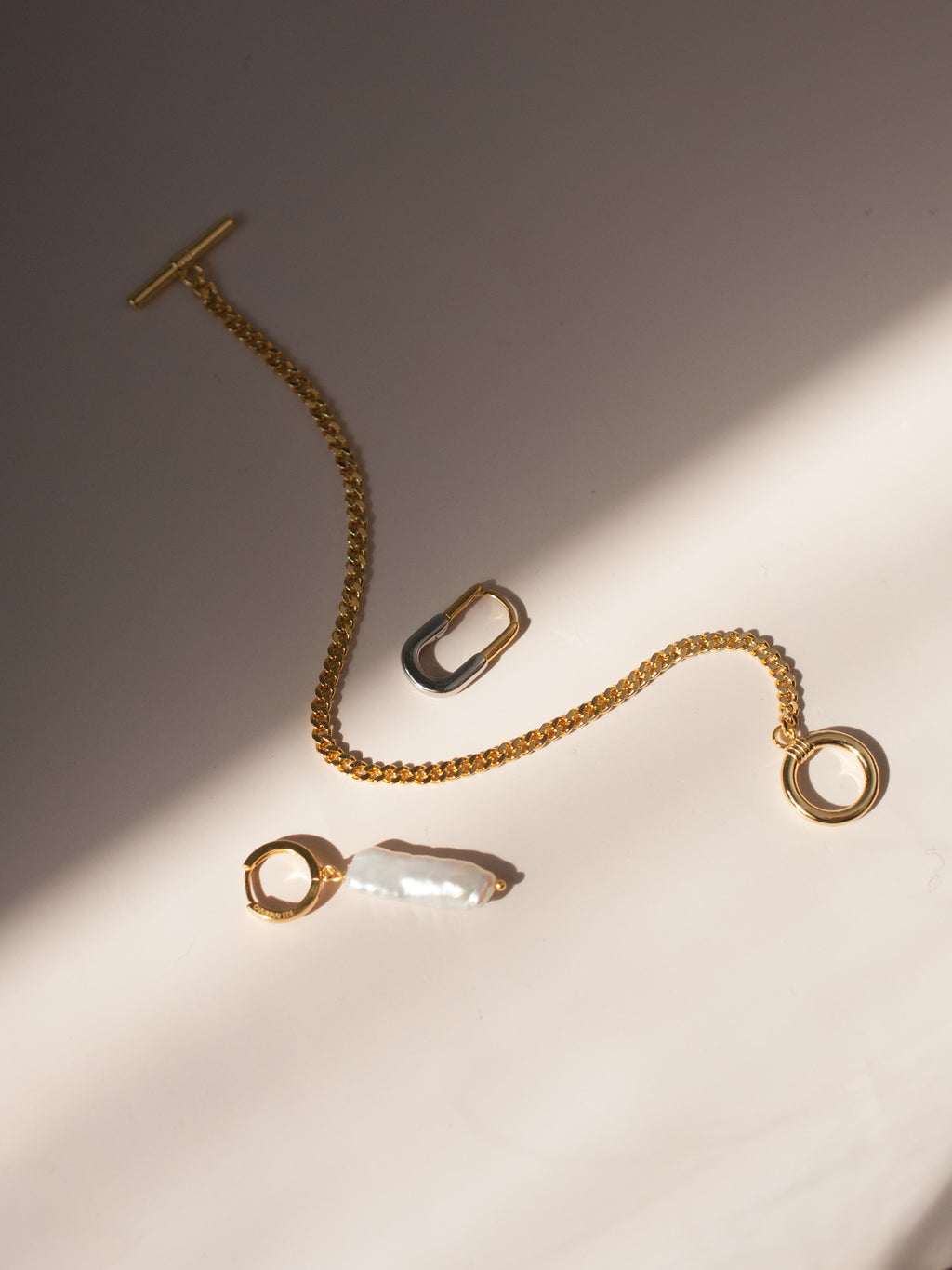T-Clasp Bracelet Silver