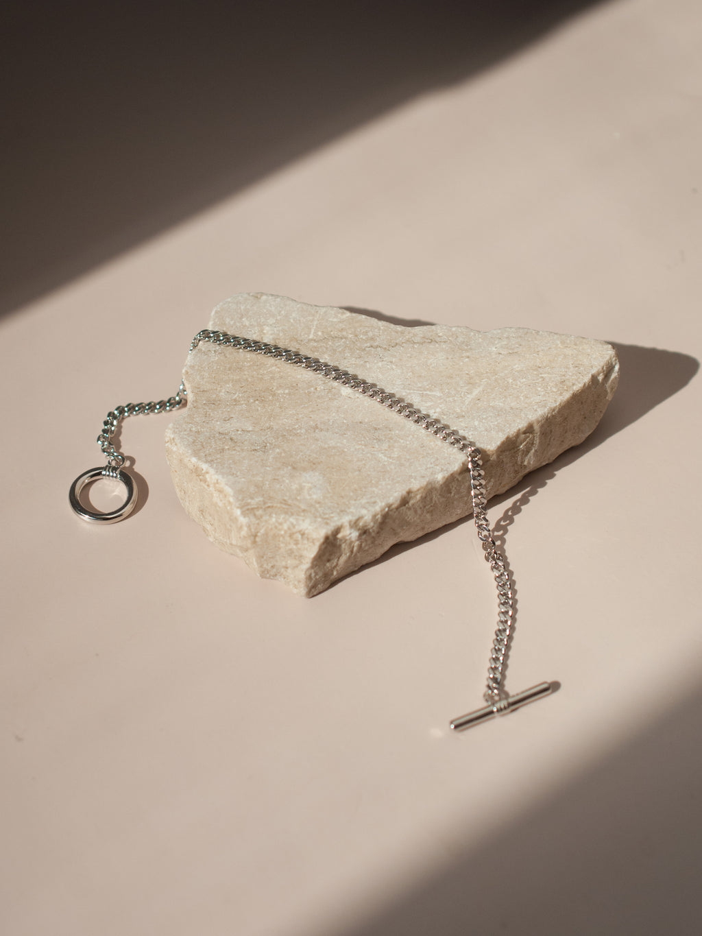 T-Clasp Bracelet Silver