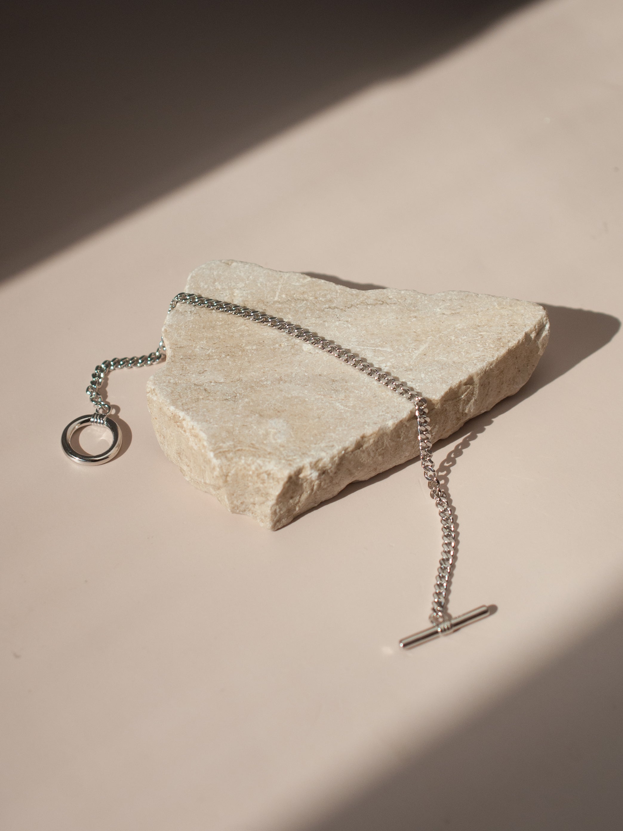 T-Clasp Bracelet Silver