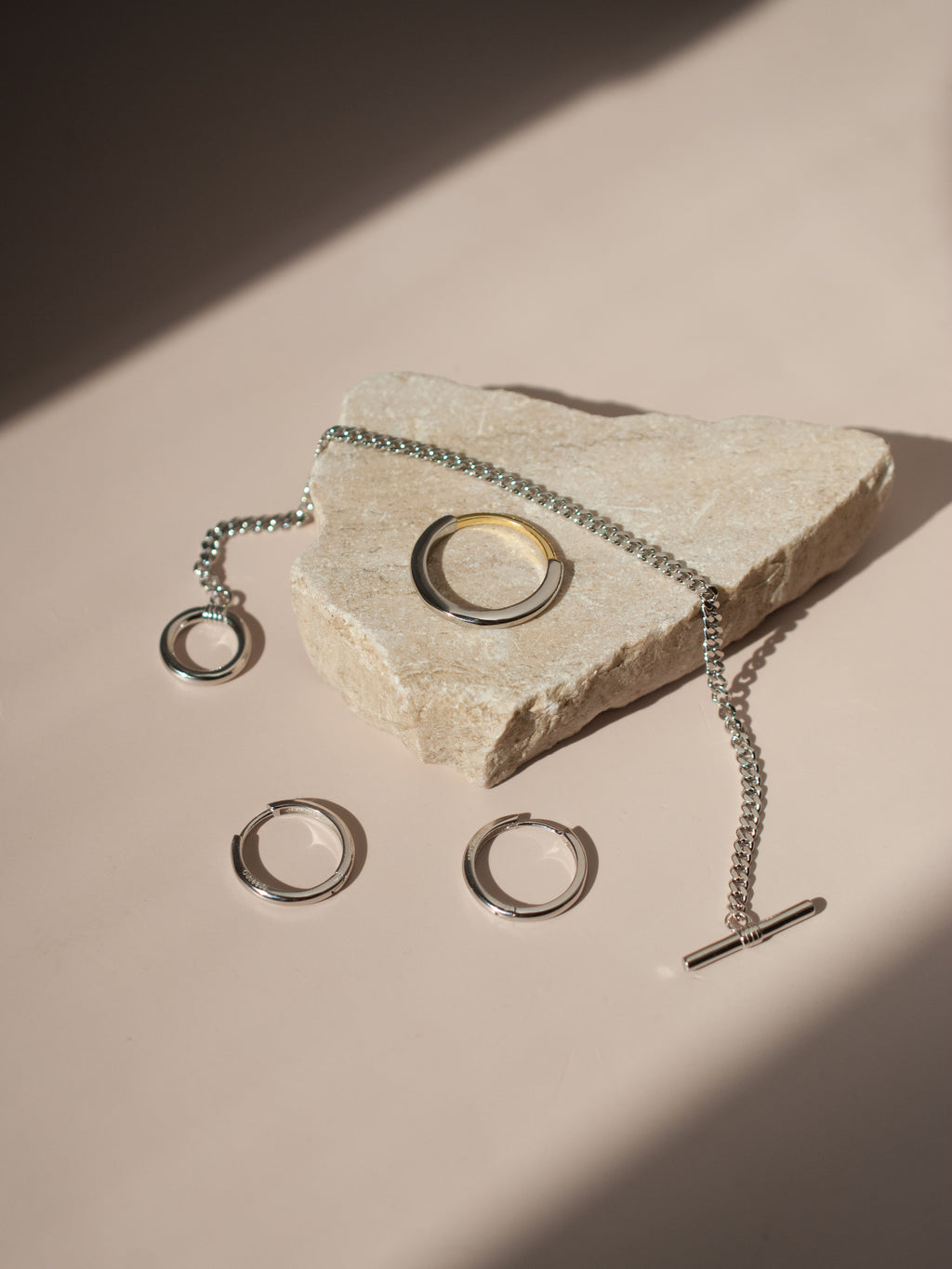 T-Clasp Bracelet Silver