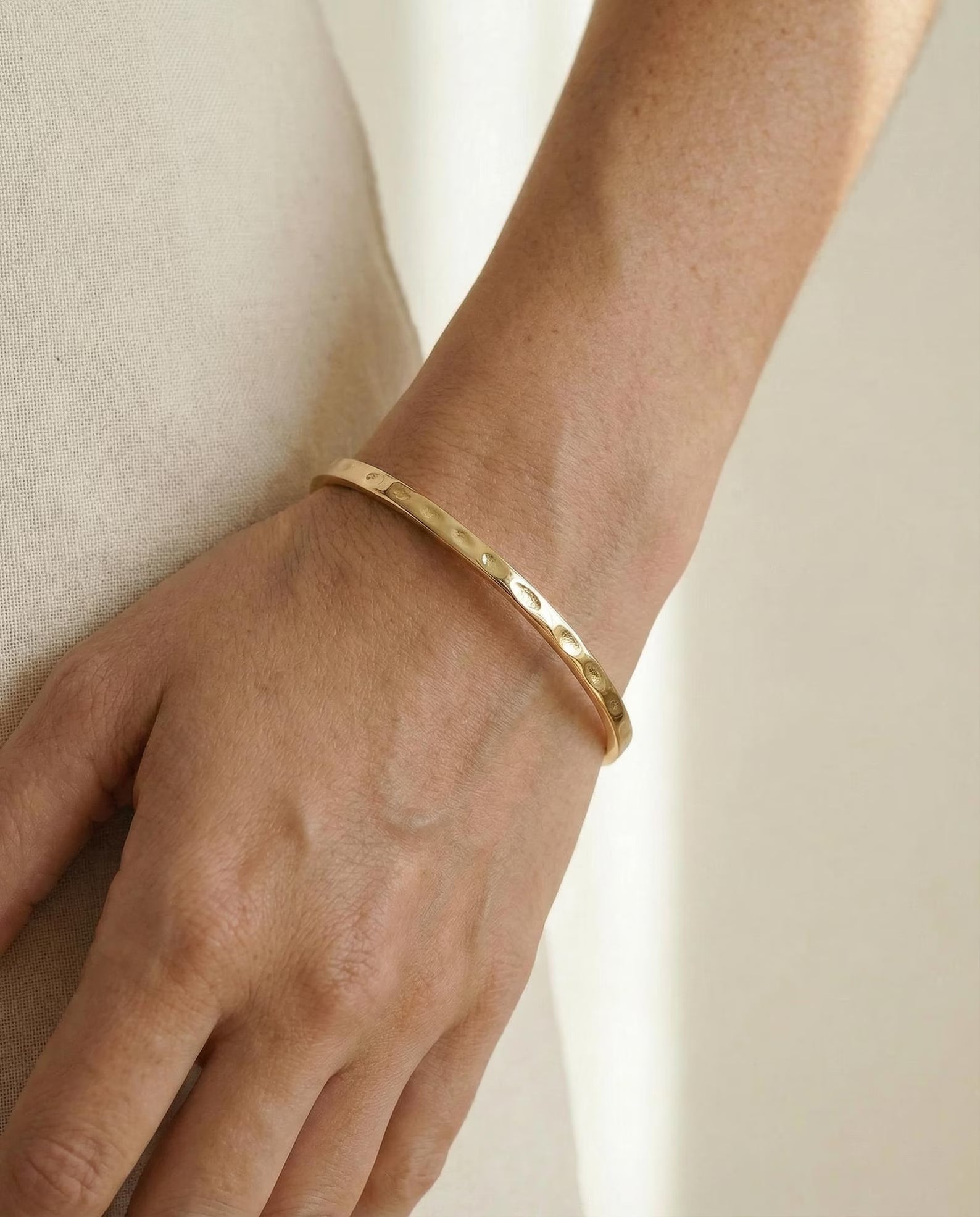 Hammered Bangle